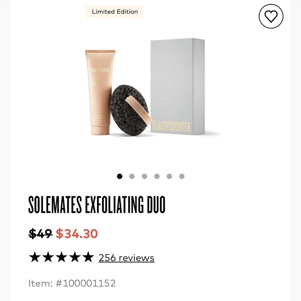 Beauty counter pedicure set